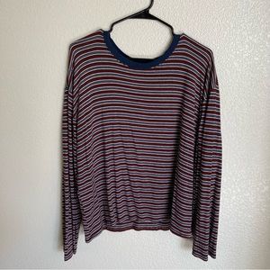 Blue and Red Striped Longsleeve